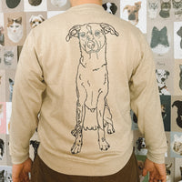 Pullover mit XL Backprint