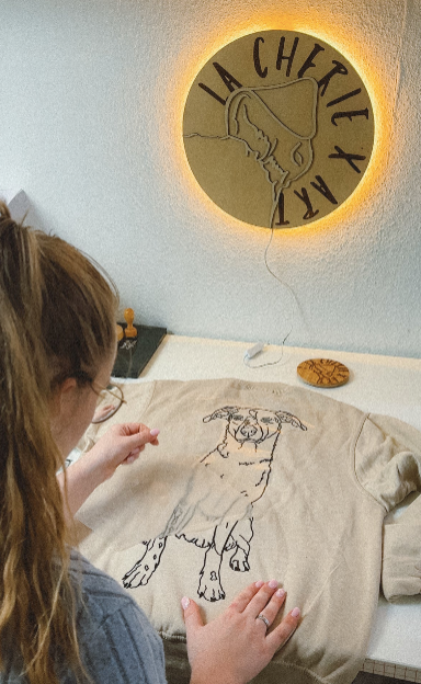 Pullover mit XL Backprint