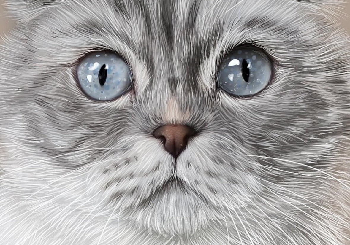 Detailliertes Tierportrait