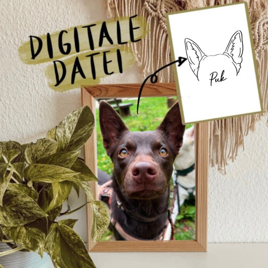 Digitale Ohren-Zeichnung