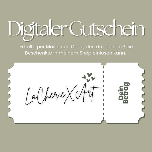 Digitaler Geschenkgutschein