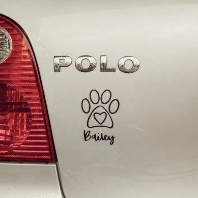 Pfoten Autosticker